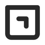 Arrow Bottom Up 4 Square SVG Icon